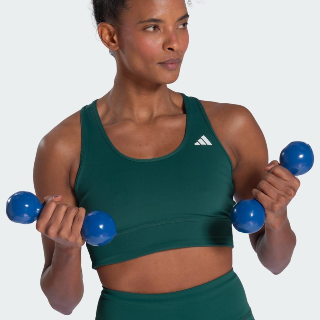 Imagem 1 do produto Top Fitness adidas Suporte Médio Pocket Feminino