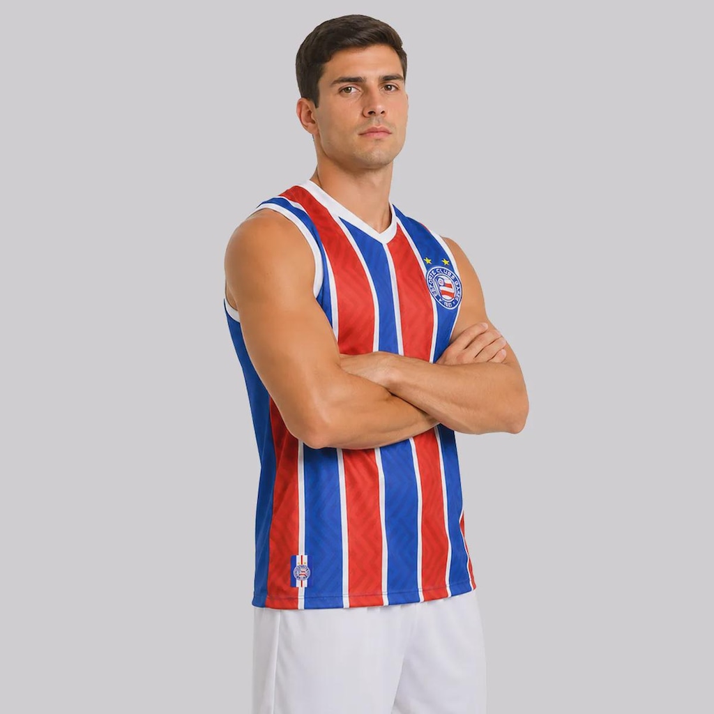 Imagem 2 do produto Camiseta Regata do Bahia Tricolor Masculina