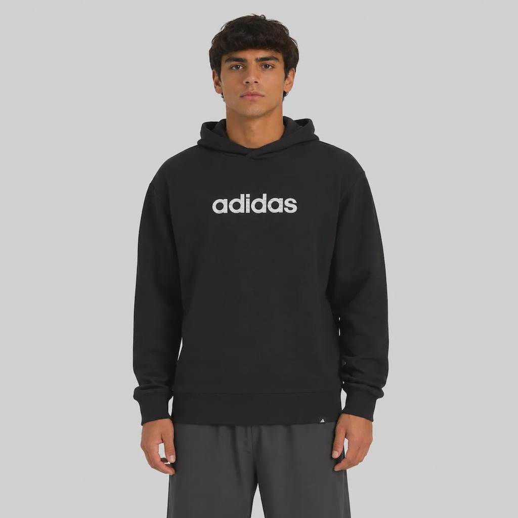 Blusão de Moletom com Capuz adidas Essentials Big Linear
