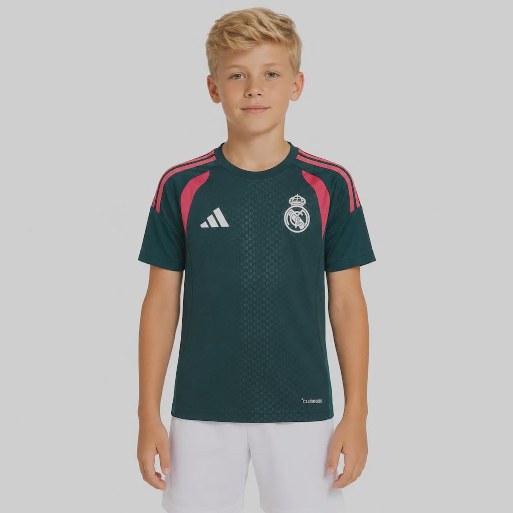 Camisa Real Madrid Treino 26/27 adidas Infantil