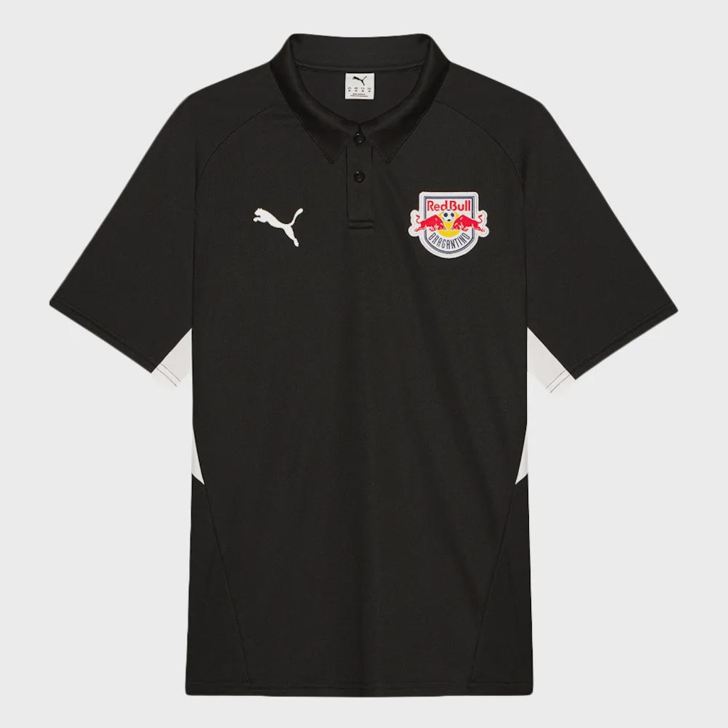 Camisa Polo Puma Red Bull Bragantino Evostripe 26 Masculina