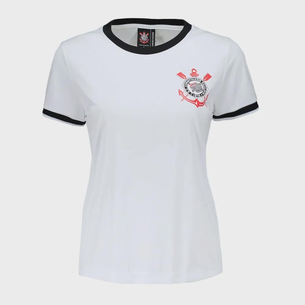 Camiseta Corinthians Braziline Lumina Feminina