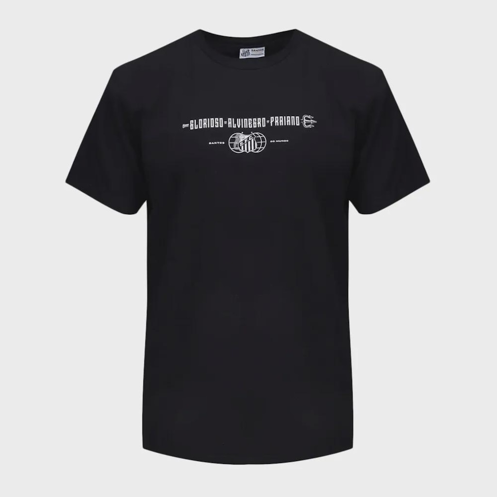 Camiseta do Santos Surf Center Glorioso Alvinegro Infantil