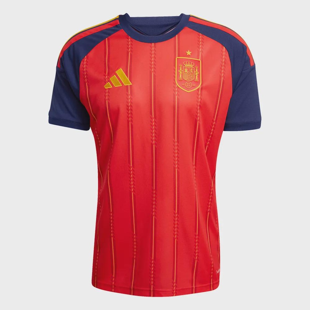 Camisa Espanha I 2026 adidas Masculina