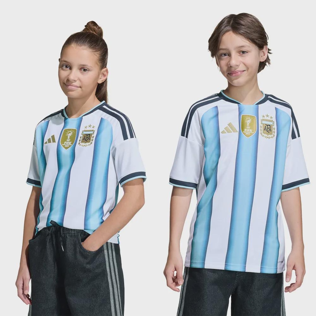 Imagem 2 do produto Camisa Argentina I 2026 adidas Infantil