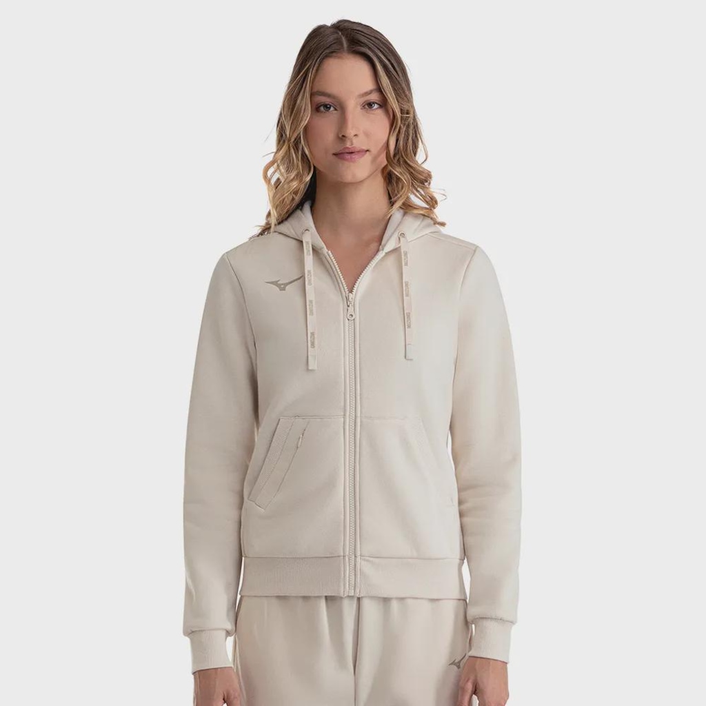 Jaqueta de Moletom Mizuno Novo Feminina