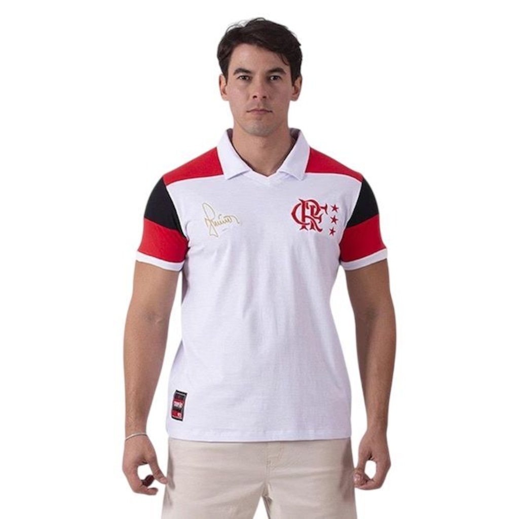 Camisa Braziline Polo Flamengo Junior 92 Masculina