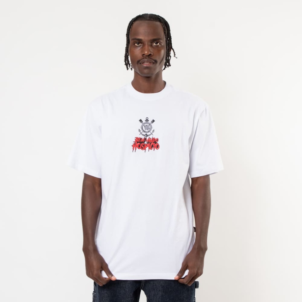 Camisa do Corinthians Surf Center Bem Vindo ao Hospício Masculina