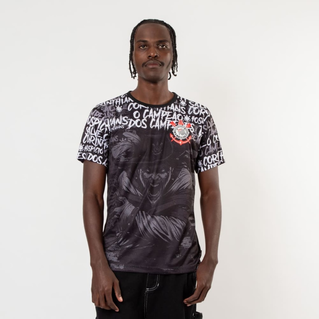 Camisa do Corinthians Surf Center Bem Vindo ao Hospício Masculina