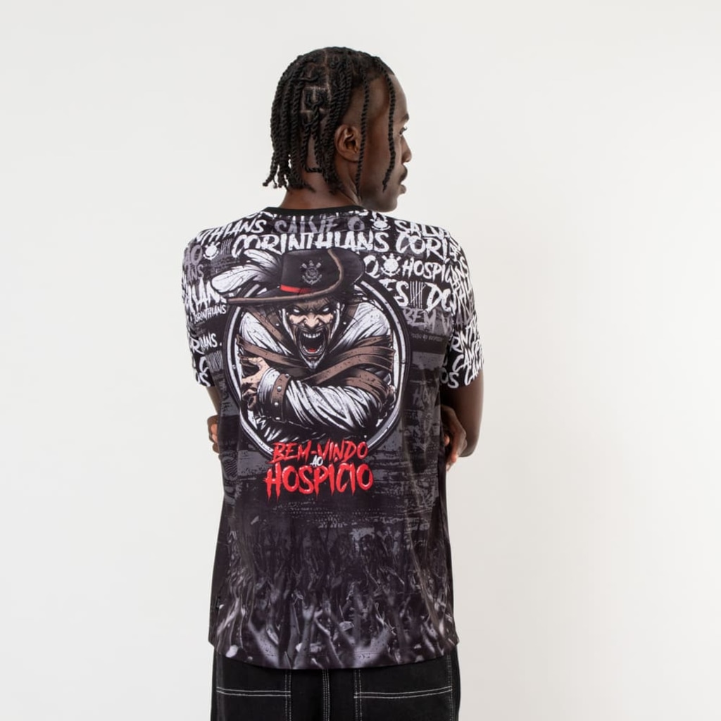 Imagem 2 do produto Camisa do Corinthians Surf Center Bem Vindo ao Hospício Masculina