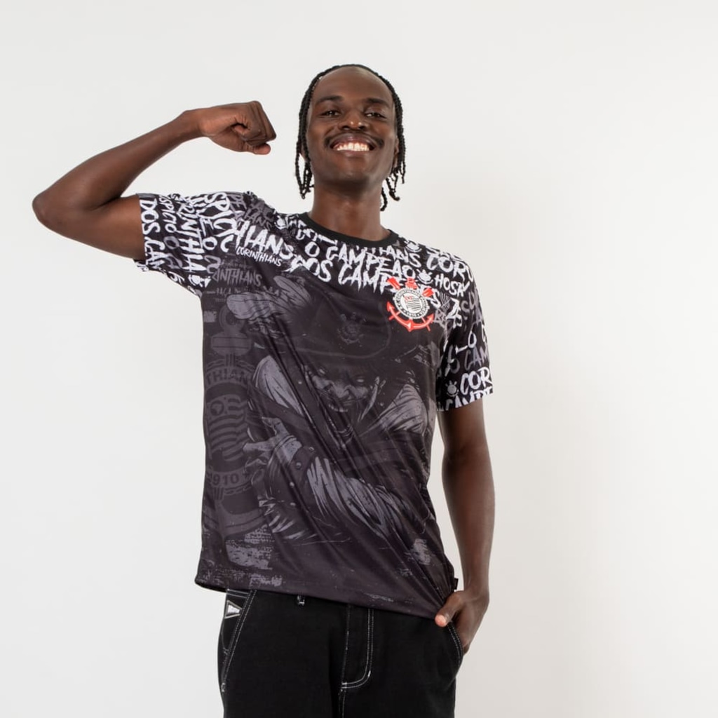 Imagem 4 do produto Camisa do Corinthians Surf Center Bem Vindo ao Hospício Masculina