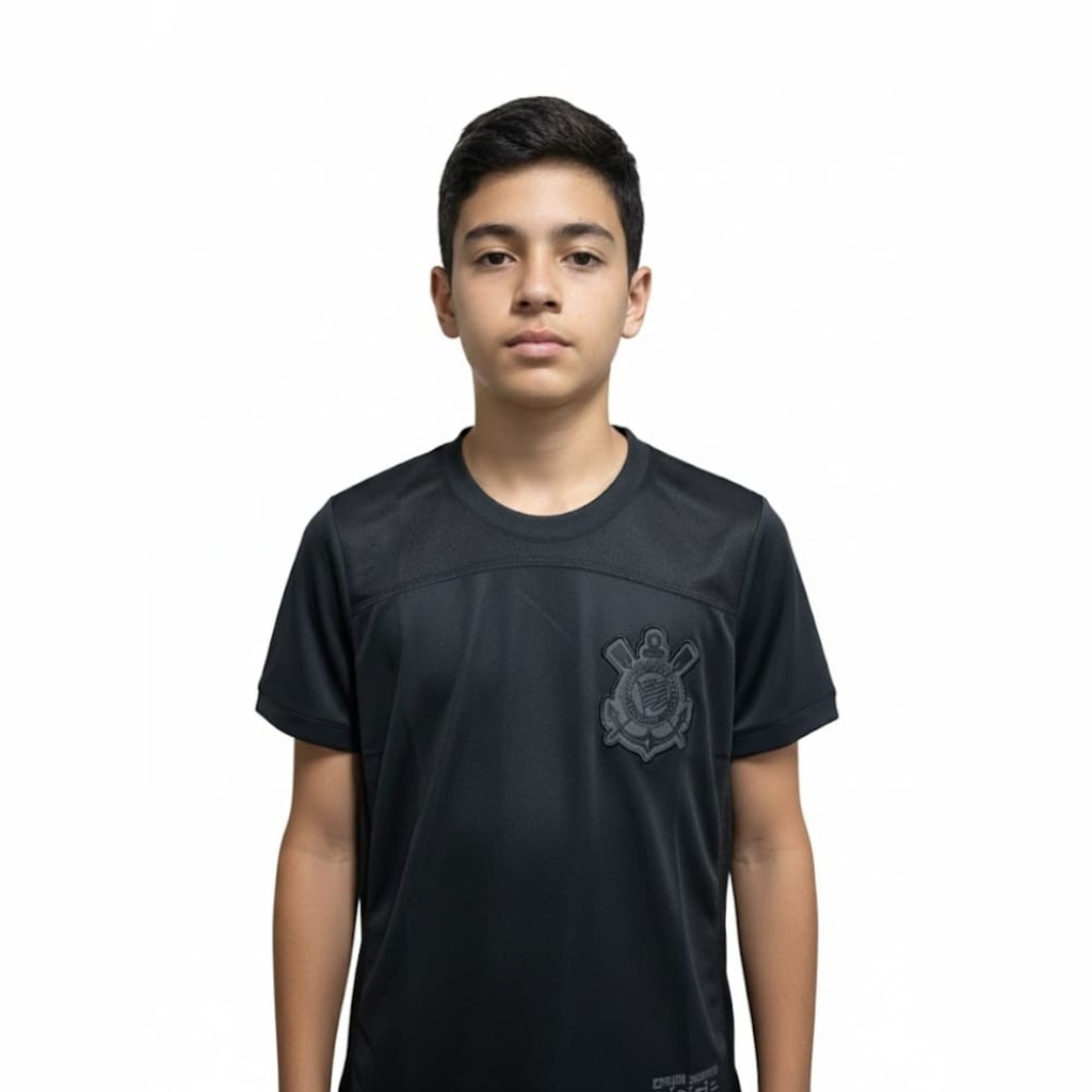 Camisa do Corinthians Coimbra Recorte Infantil