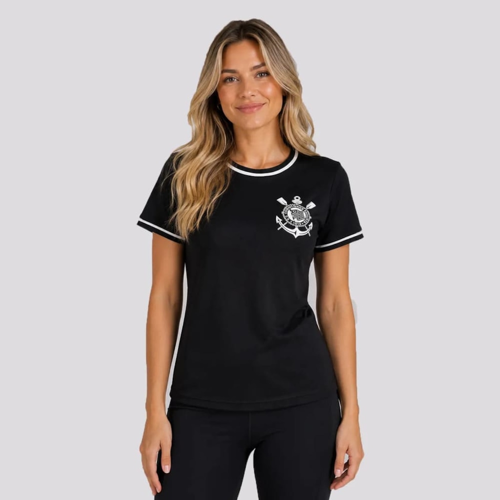 Camisa do Corinthians Arte Braziline Feminina