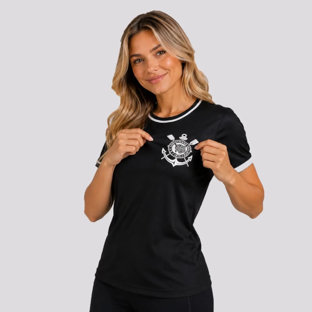 Imagem 4 do produto Camisa do Corinthians Arte Braziline Feminina