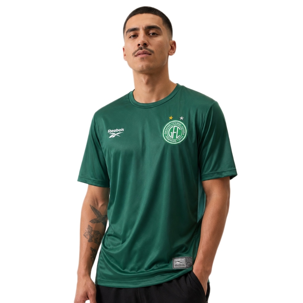 Imagem 2 do produto Camisa do Guarani 2026 Treino Atleta Reebok - Masculina