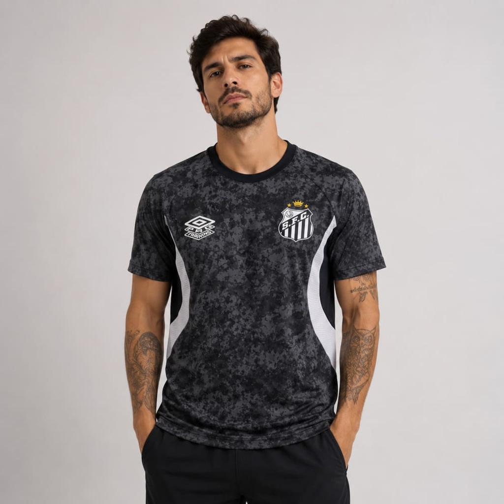 Camisa do Santos Treino 2026 Umbro - Masculina
