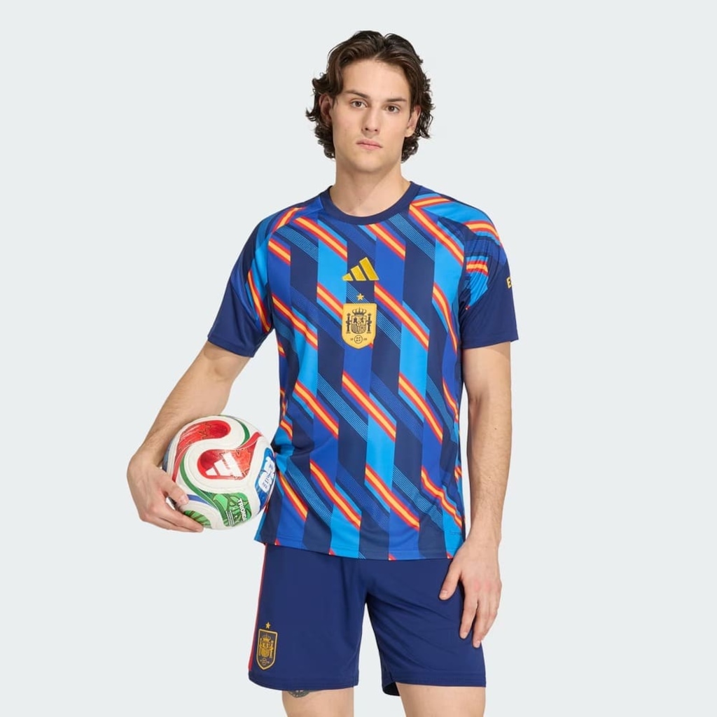 Camisa da Espanha Pré-Jogo I 26/27 adidas Masculina