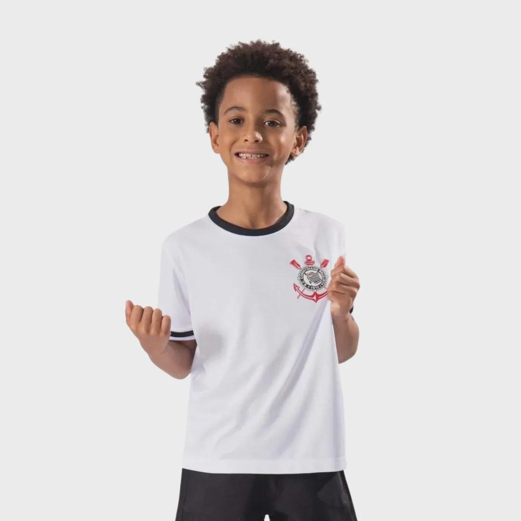 Camisa do Corinthians Lumina Braziline Infantil