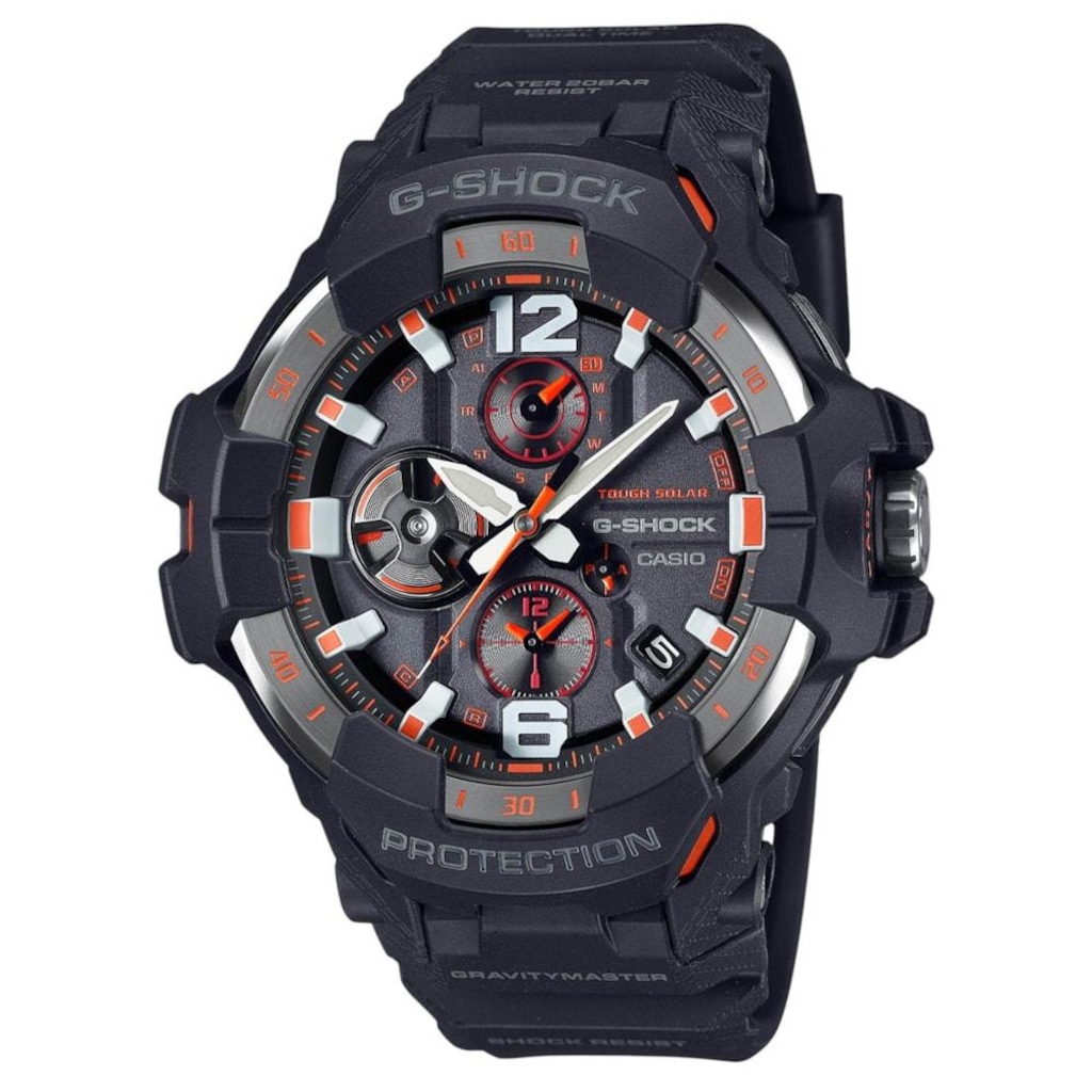 Relógio Casio G-SHOCK Gravity Master GR-B300-1A4DR Carbon Solar
