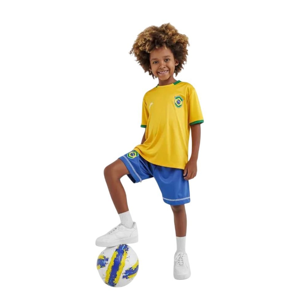 Kit Jogo Infantil Braziline Mini Craque Brasil