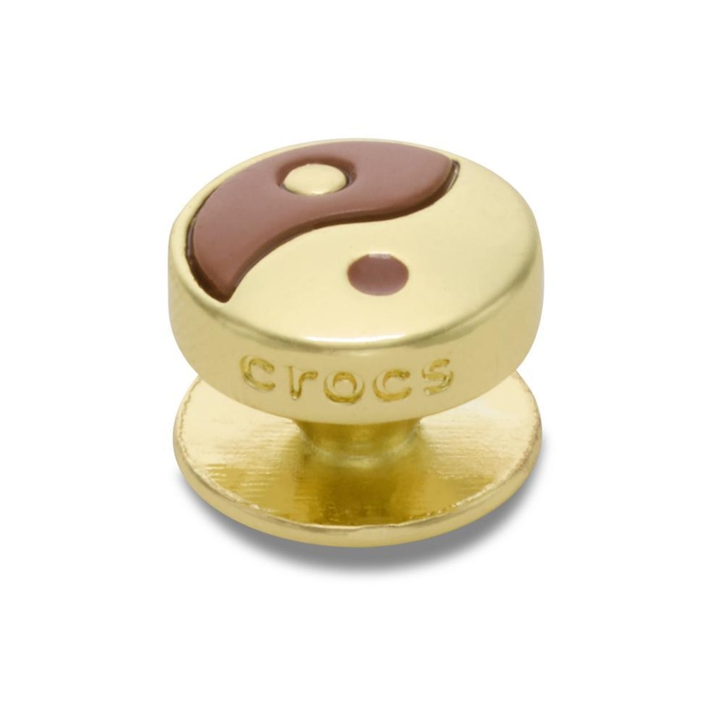 Imagem 2 do produto Jibbitz™ Ícone Yin Yang Marrom Único - Unissex