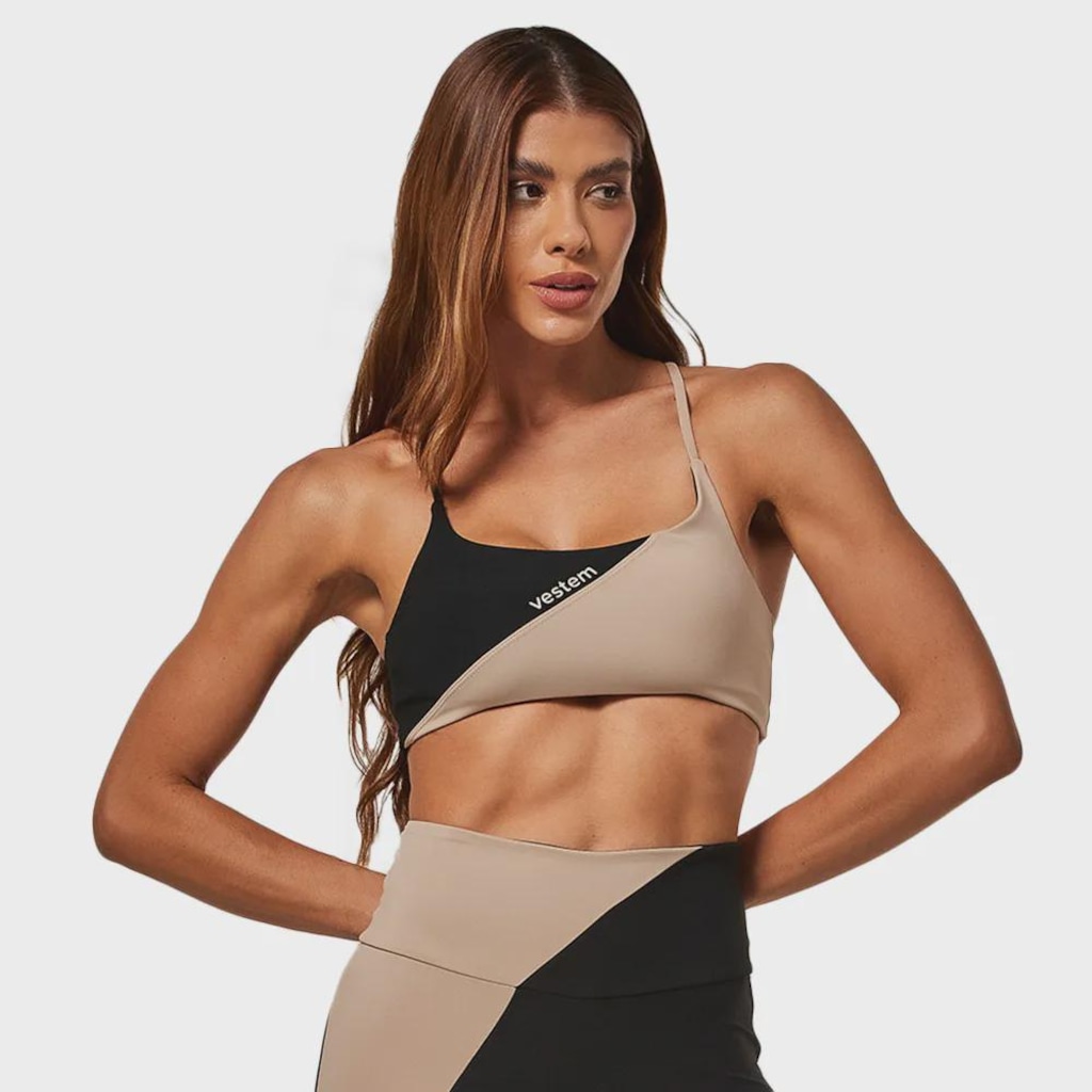 Top Vestem Bicolor Isis Feminino