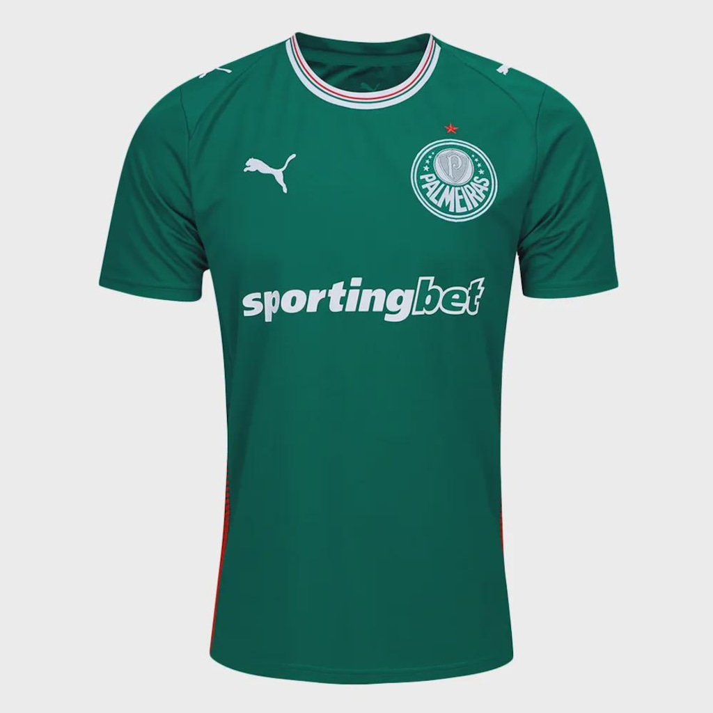 Camisa Puma Palmeiras I 2026 Torcedor Masculina