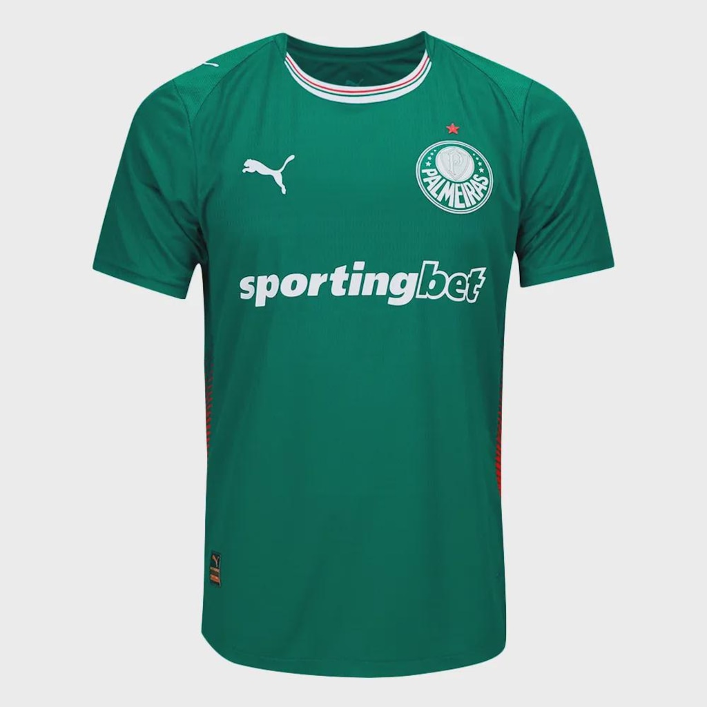Camisa Puma Palmeiras I 2026 Jogador Masculina