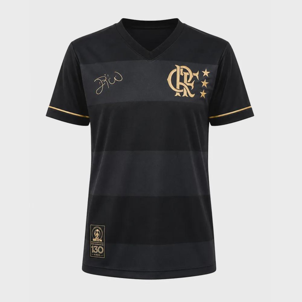 Camiseta Flamengo Braziline Volta Zico Infantil