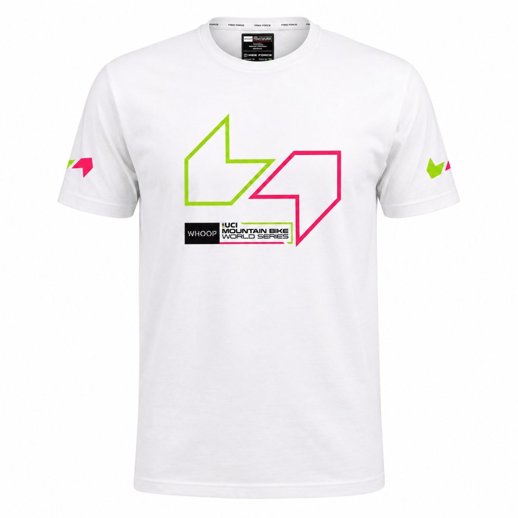 Camiseta Casual Free Force UCI MTB World Series Masculina - Foto 1