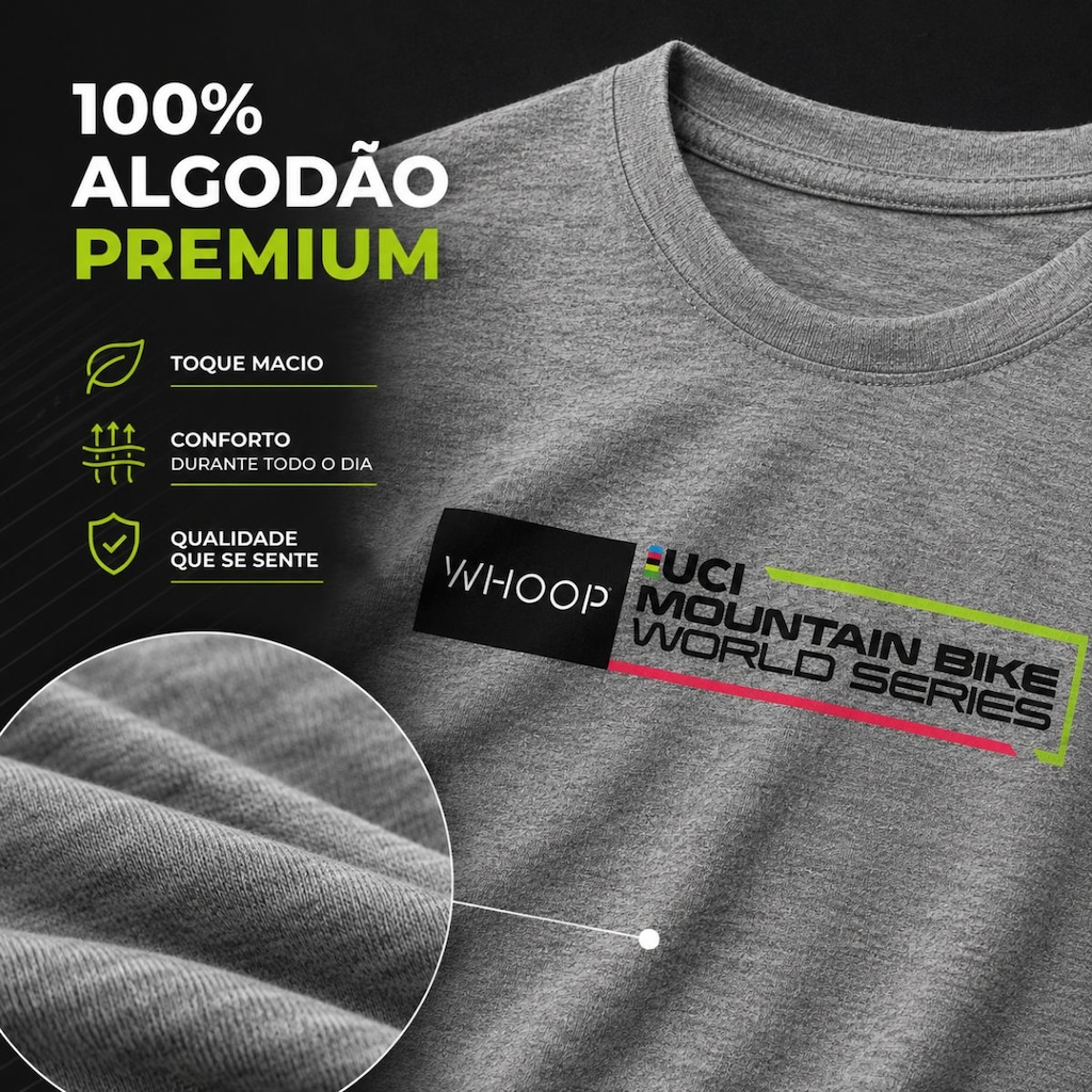 Imagem 2 do produto Camiseta Casual Free Force UCI MTB World Series Masculina