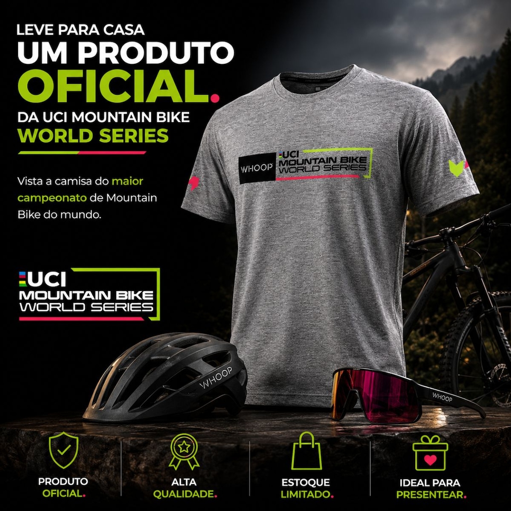 Imagem 5 do produto Camiseta Casual Free Force UCI MTB World Series Masculina