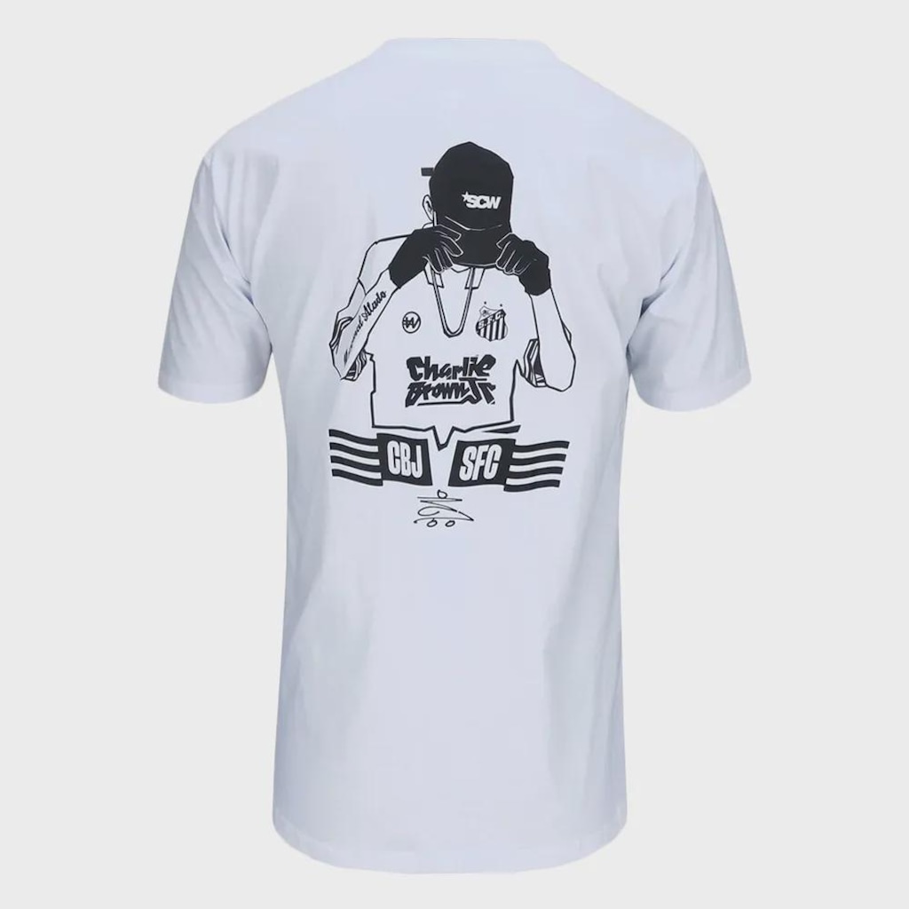 Imagem 2 do produto Camiseta Santos Wanted Joga Bola Masculina