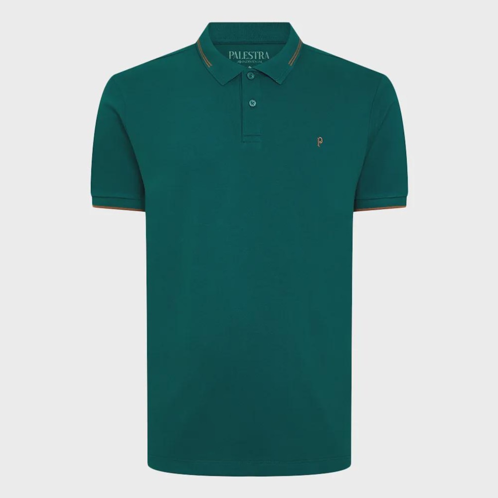 Camisa Polo Palmeiras Veste Gola Frisos Masculina