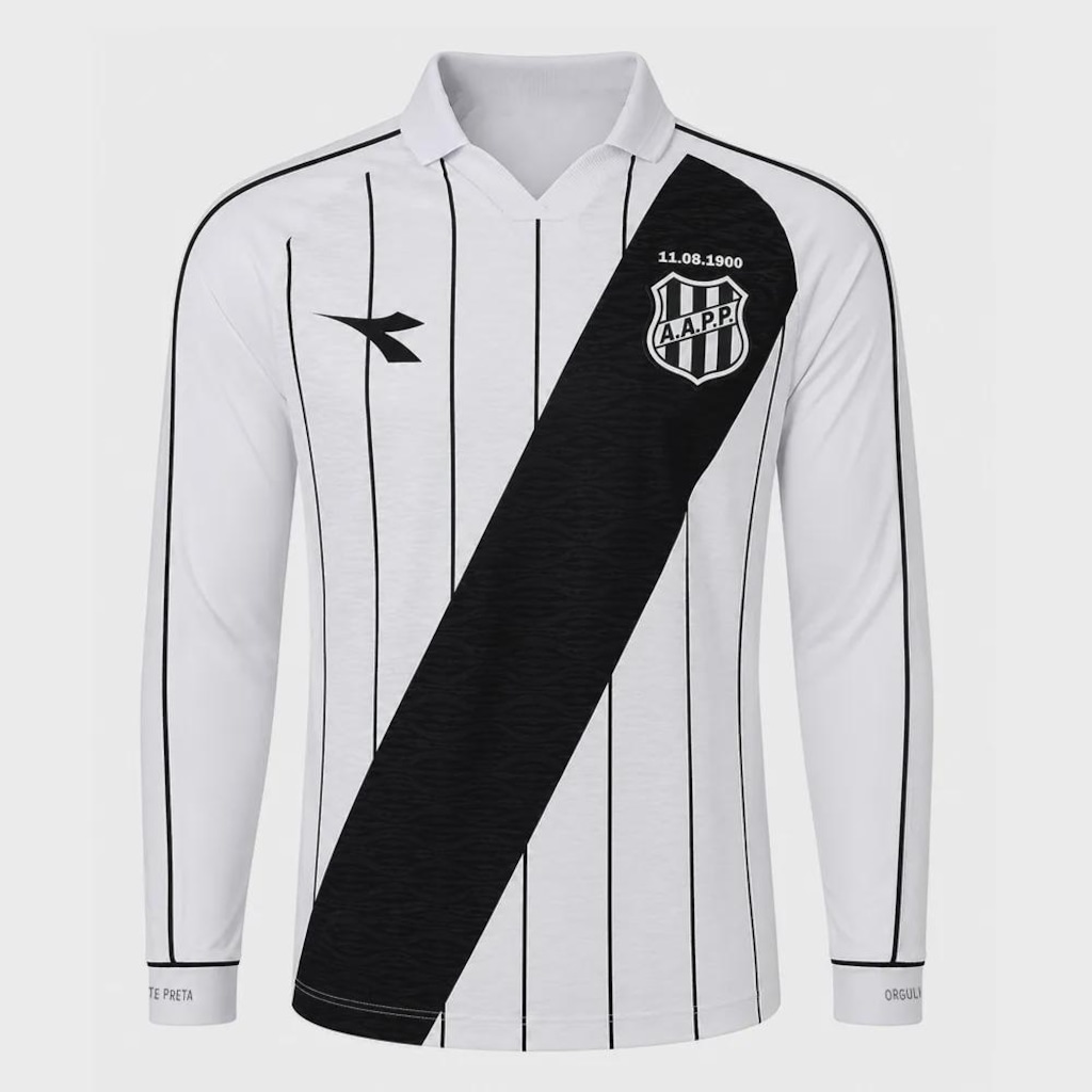 Camisa Ponte Preta I 2026 Diadora Masculina
