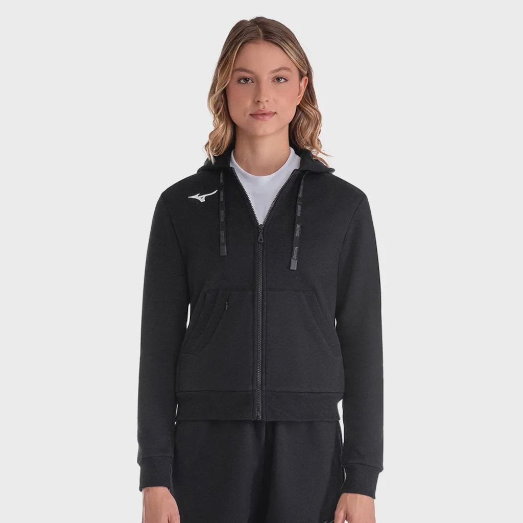Jaqueta de Moletom Mizuno Novo Feminina