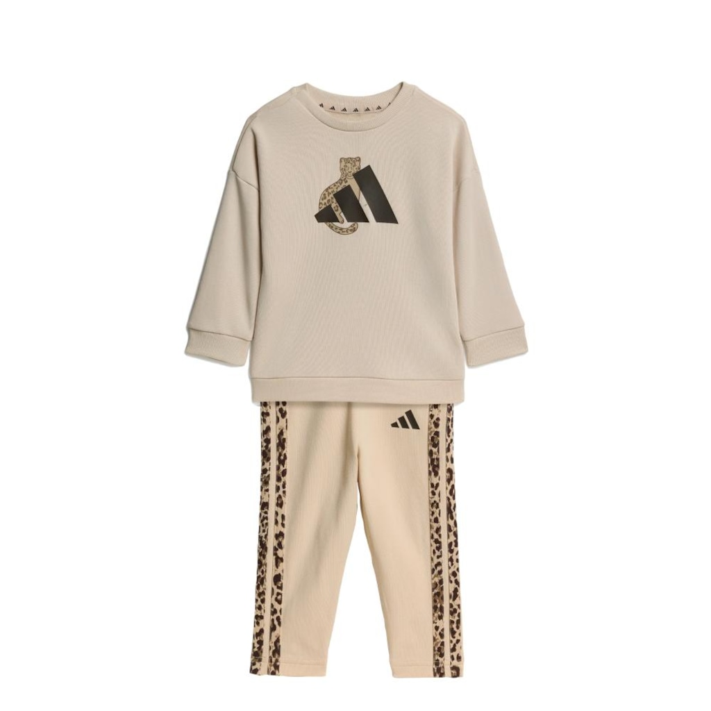 Conjunto Blusão adidas + Calça Legging Animal Infantil