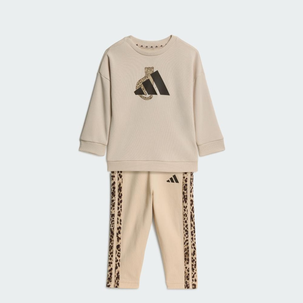 Imagem 2 do produto Conjunto Blusão adidas + Calça Legging Animal Infantil