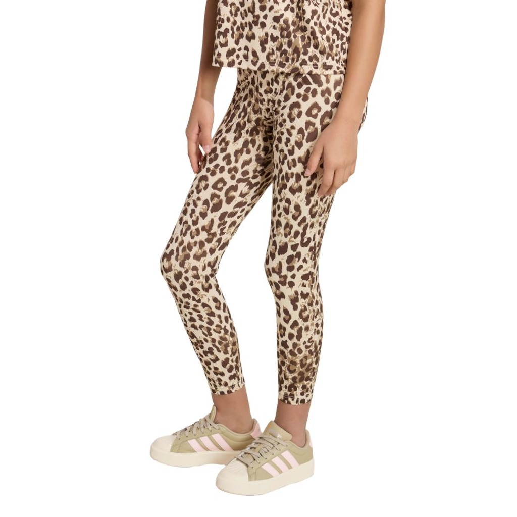 Calça Legging adidas Esportiva Estampa Animal Infantil