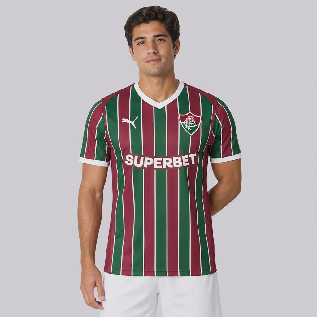 Camisa do Fluminense I 26/27 Patch Libertadores Puma Masculina