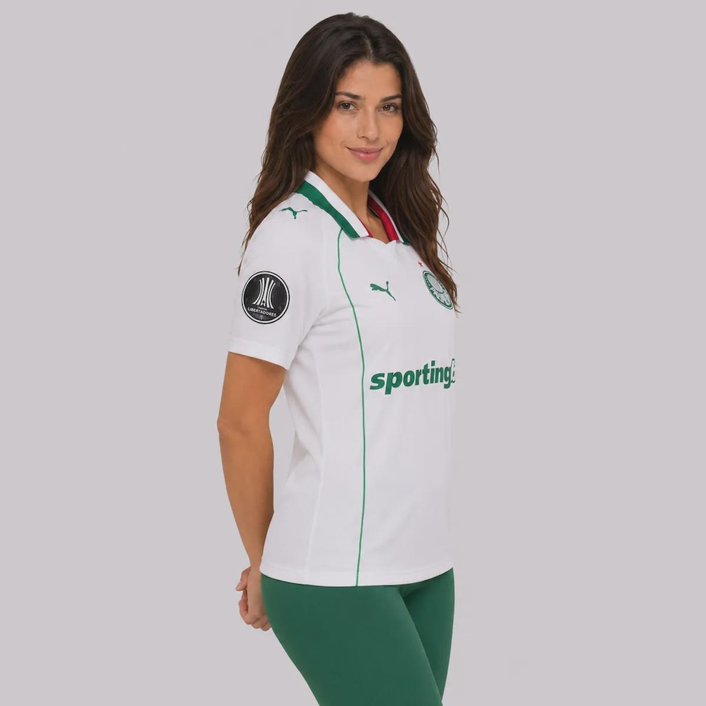 Imagem 2 do produto Camisa do Palmeiras II 26/27 Patch Libertadores Puma Feminina