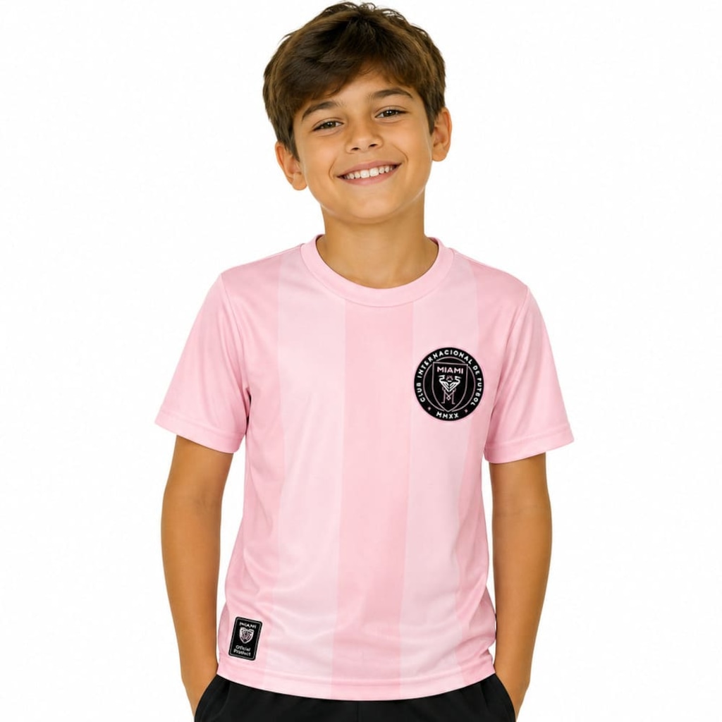 Camiseta Inter Miami Balboa Dry Fit - Infantil