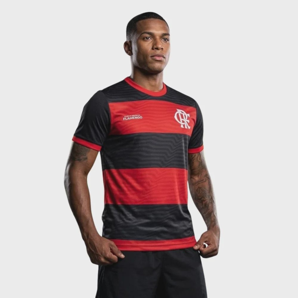 Camiseta Braziline Flamengo Emoção - Masculina