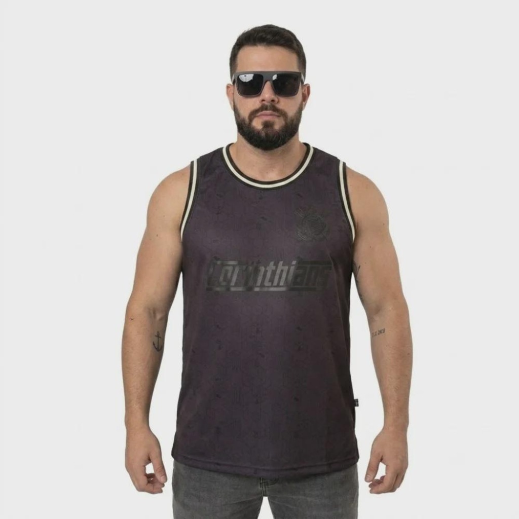 Camiseta Regata Surf Center Corinthians Sublimado - Masculina