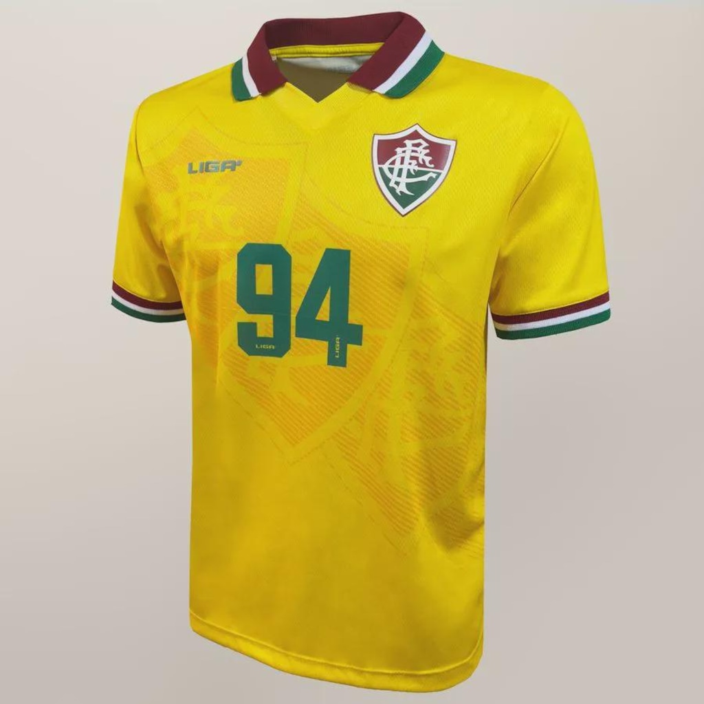Camisa Fluminense Brasil 1994 - Liga Retro - Masculino