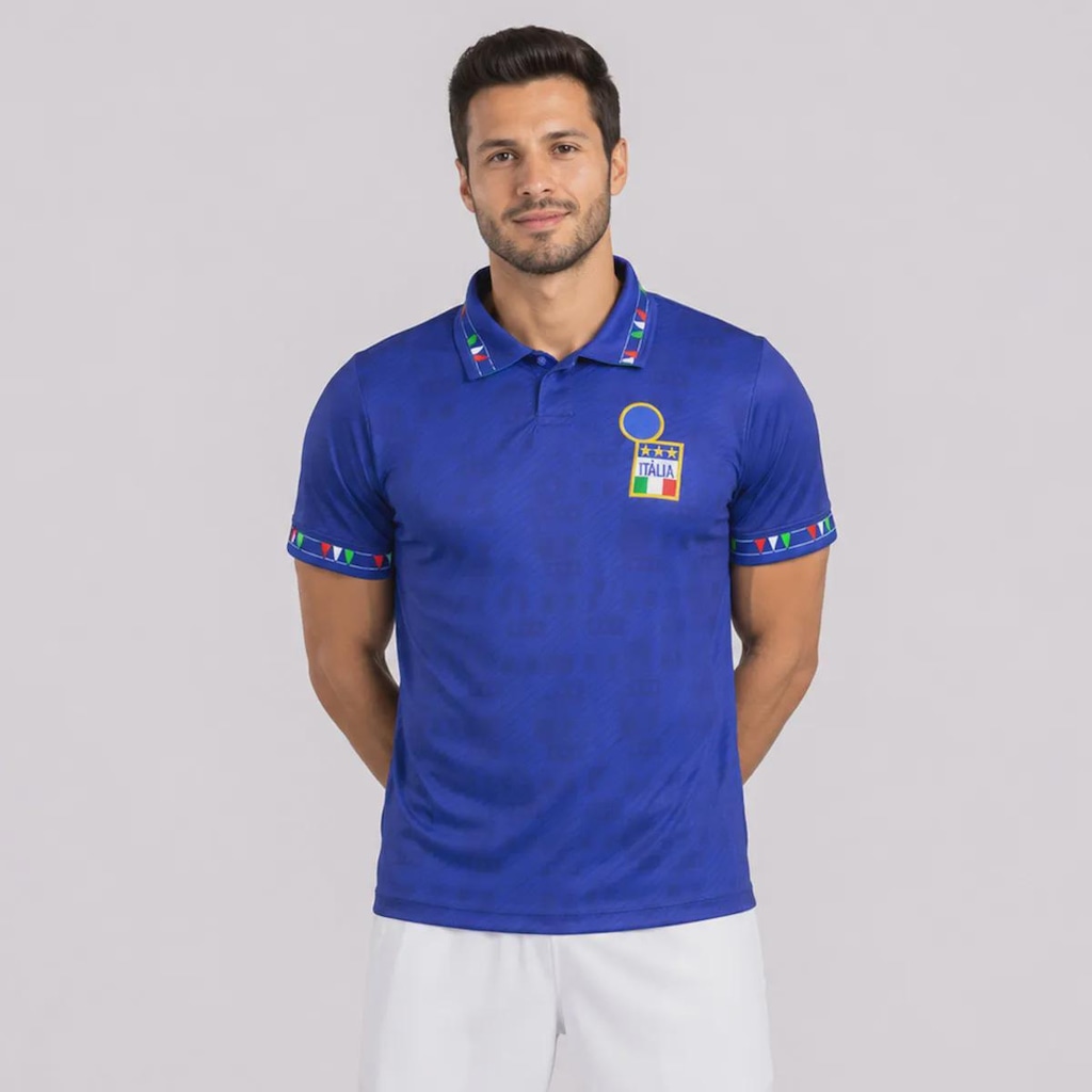 Camisa Itália Retrô 1994 Dry FutFanatics Masculina