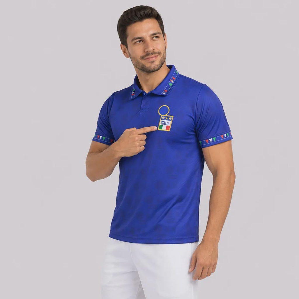 Imagem 2 do produto Camisa Itália Retrô 1994 Dry FutFanatics Masculina