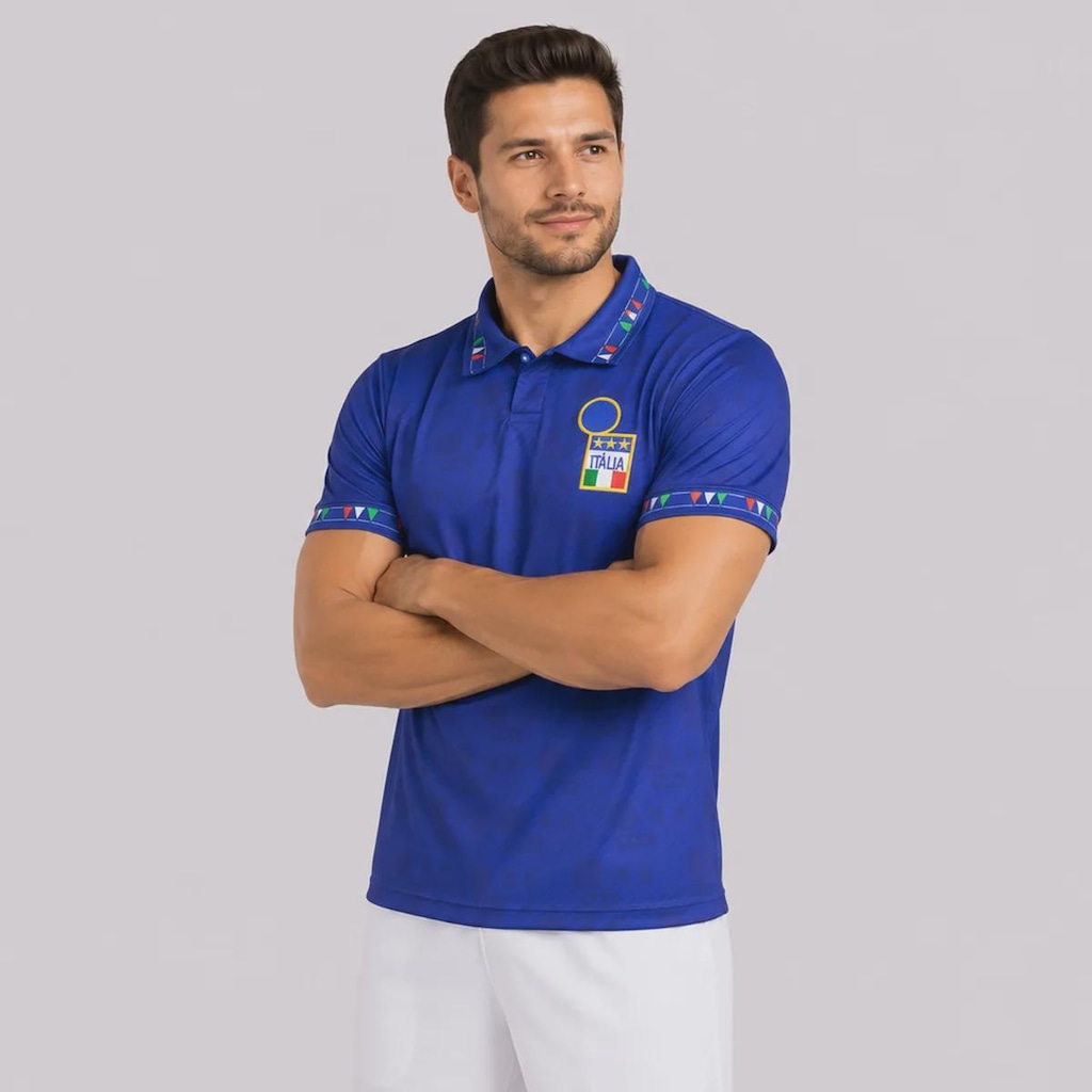 Imagem 3 do produto Camisa Itália Retrô 1994 Dry FutFanatics Masculina