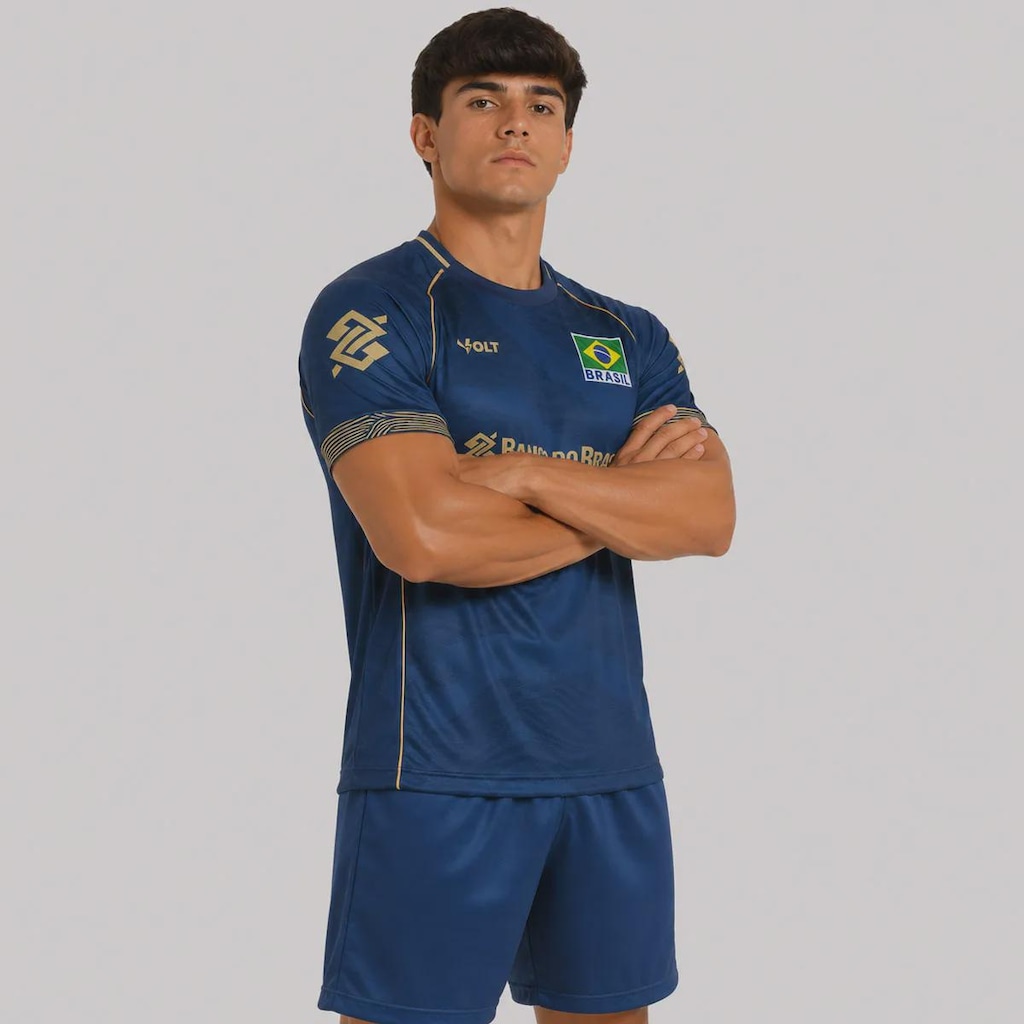 Imagem 2 do produto Camisa Volt Brasil Vôlei CBV II 2026 Masculina