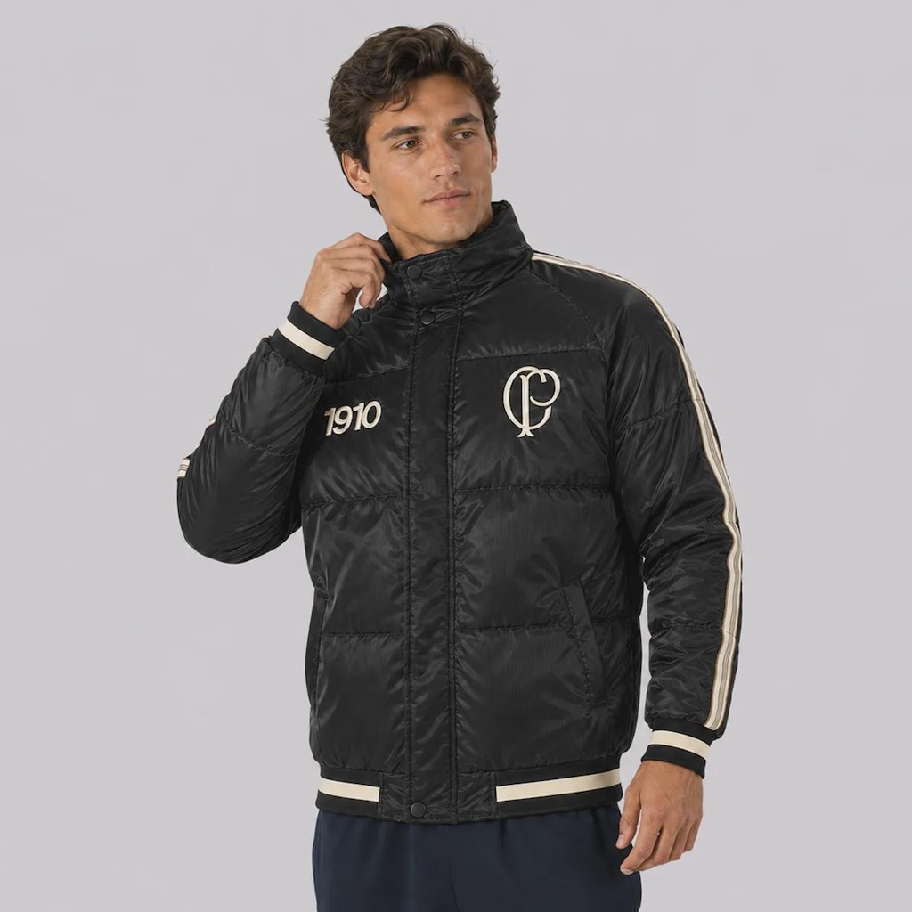Imagem 2 do produto Jaqueta Moletom Corinthians Logo Com Moletom FutFanatics Masculina